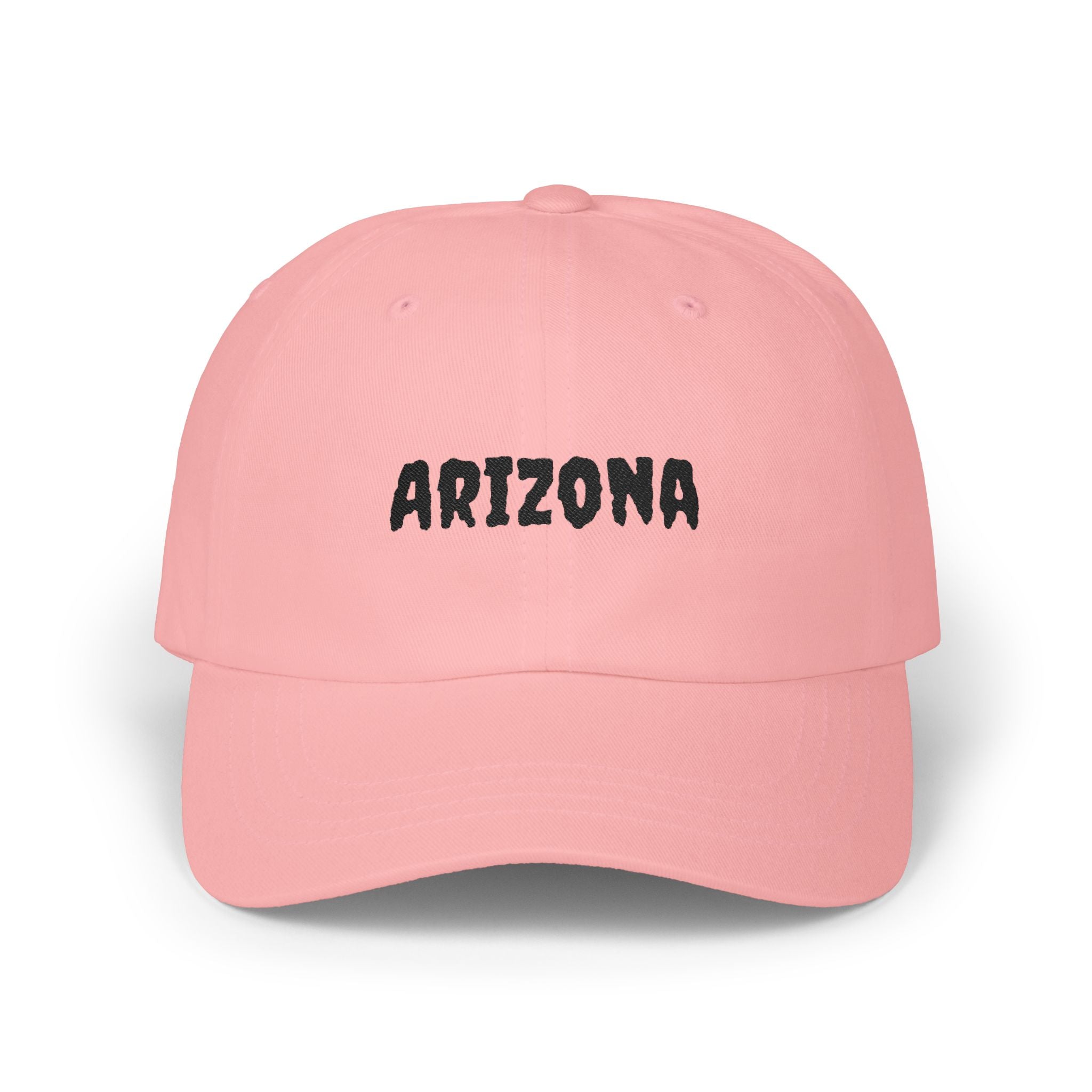 Arizona United States of America Black Embroidered Classic Dad Cap | AZ 48th USA Baseball Hat
