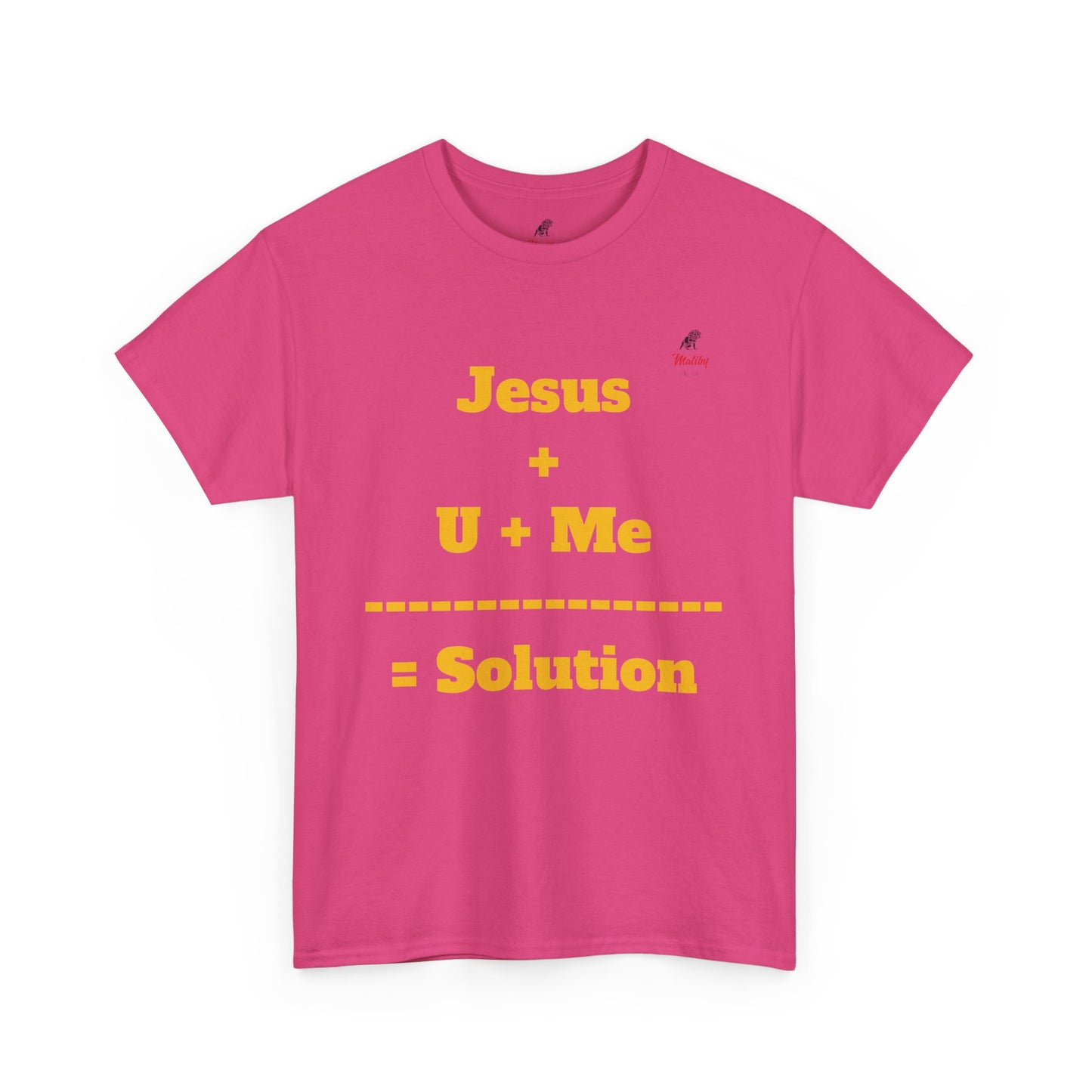 Jesus+U+Me Unisex Heavy Cotton Tee