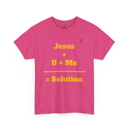 Jesus+U+Me Unisex Heavy Cotton Tee