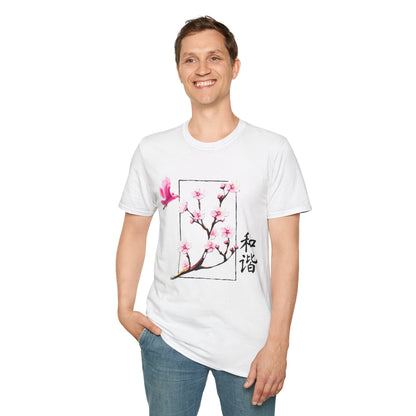 Japanese Cherry Blossom Unisex Softstyle T-Shirt