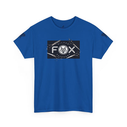 Silver Fox Scissors Unisex Heavy Cotton Tee