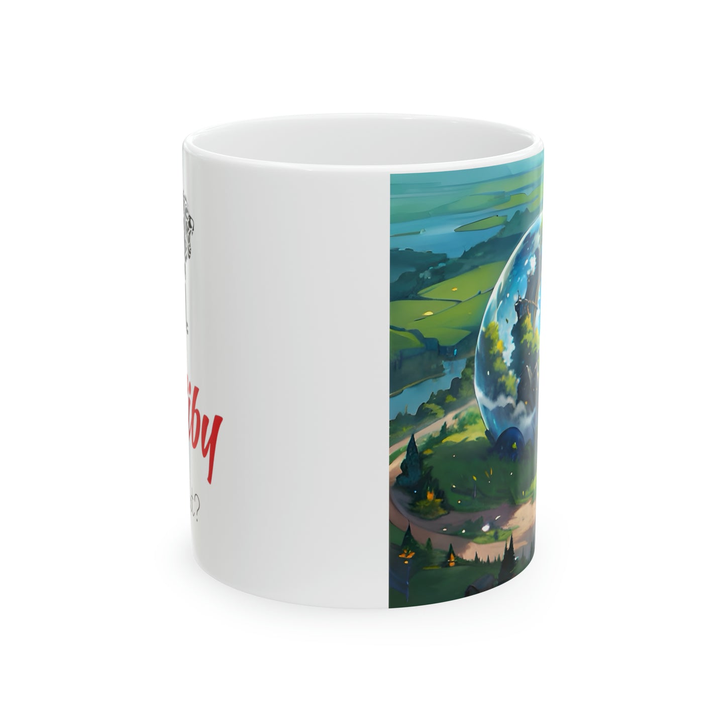 Matiby Worlds Ceramic Mug, 11oz