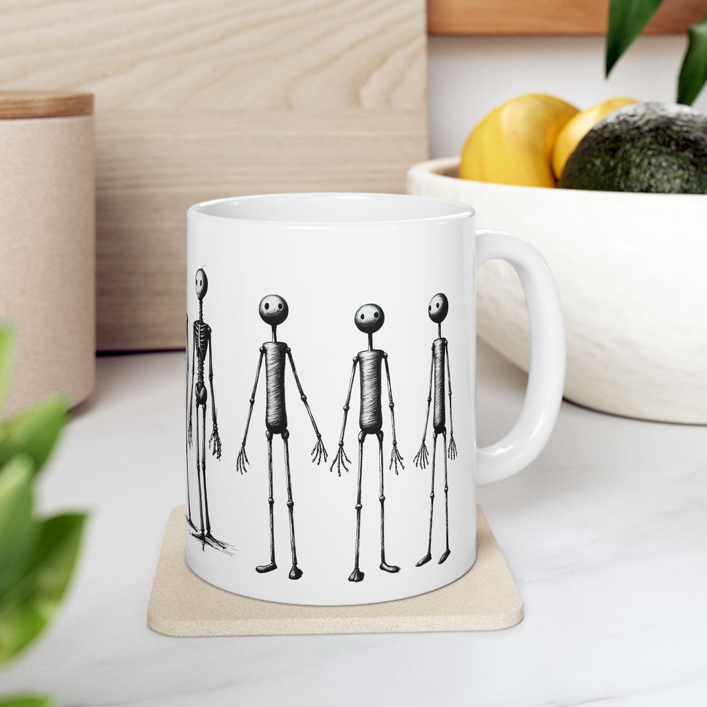 The Stick-To-It Species #17 White Ceramic Mug – Anatomy of Optimism Cup 11oz/15oz