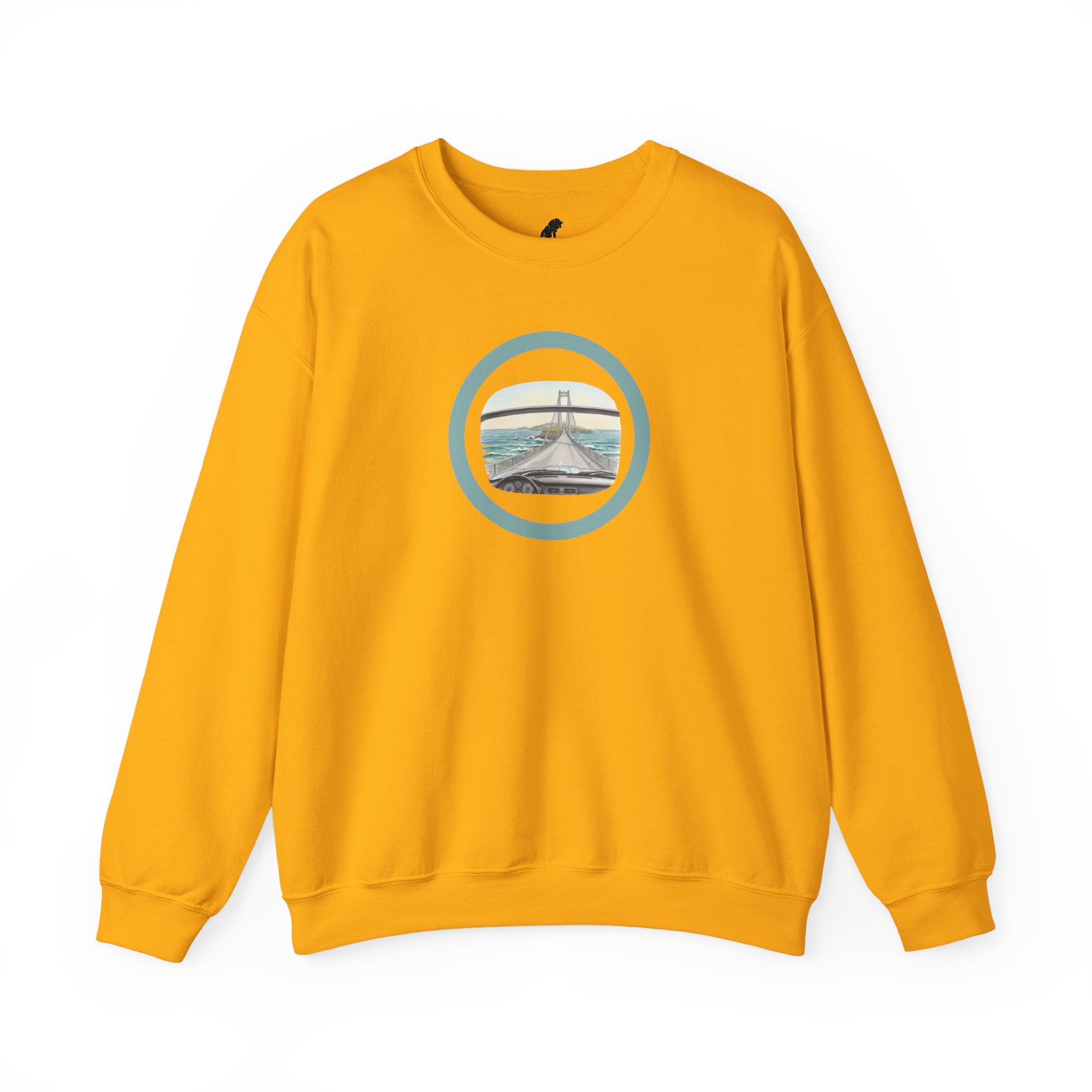 Coastal Bridge Drive Circle Crewneck Sweatshirt