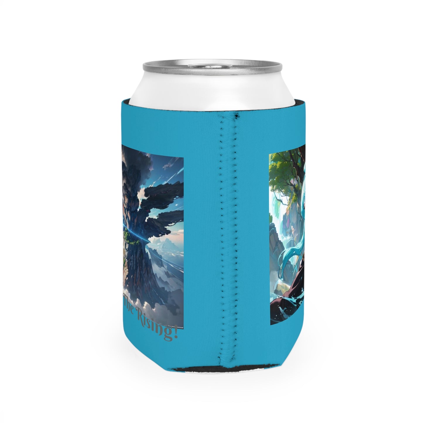 The Rising Can Cooler Sleeve, Turquoise