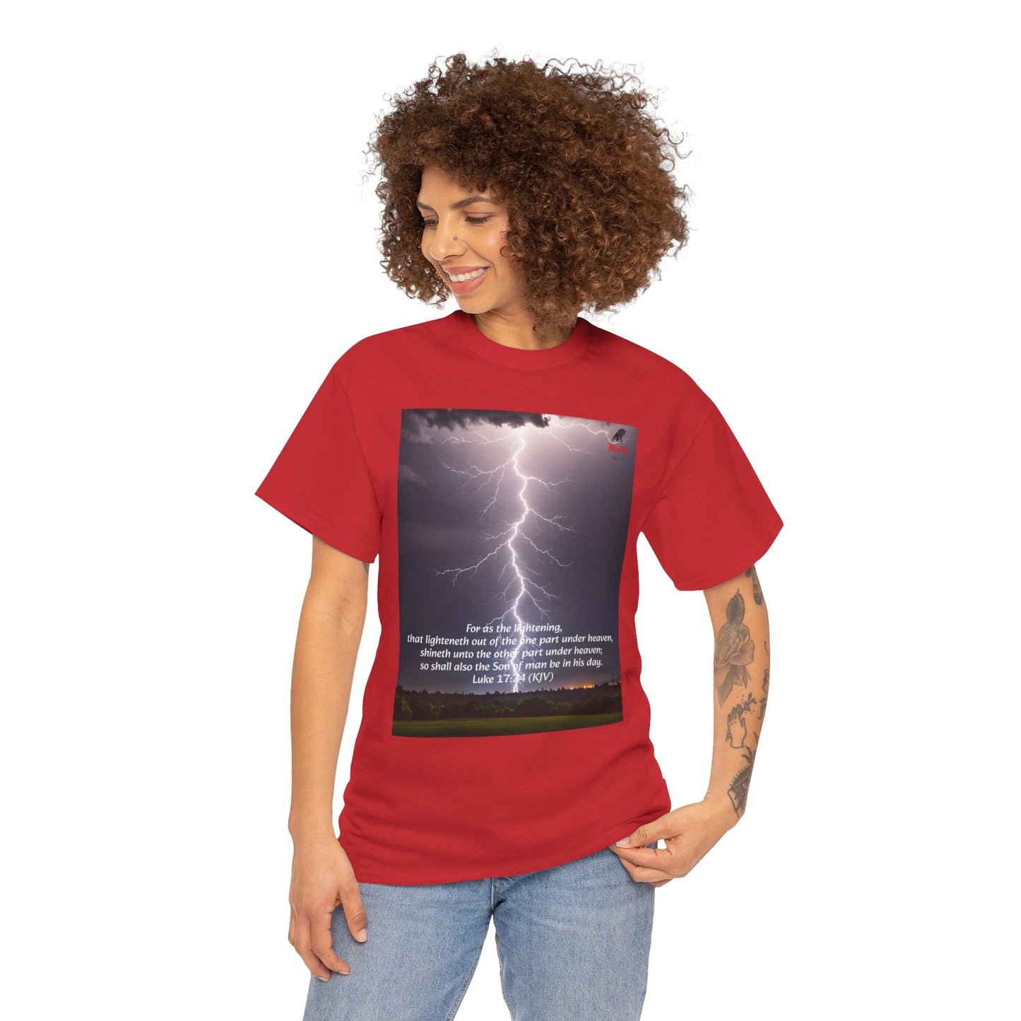 Lightning Style Son of man Unisex Heavy Cotton Tee