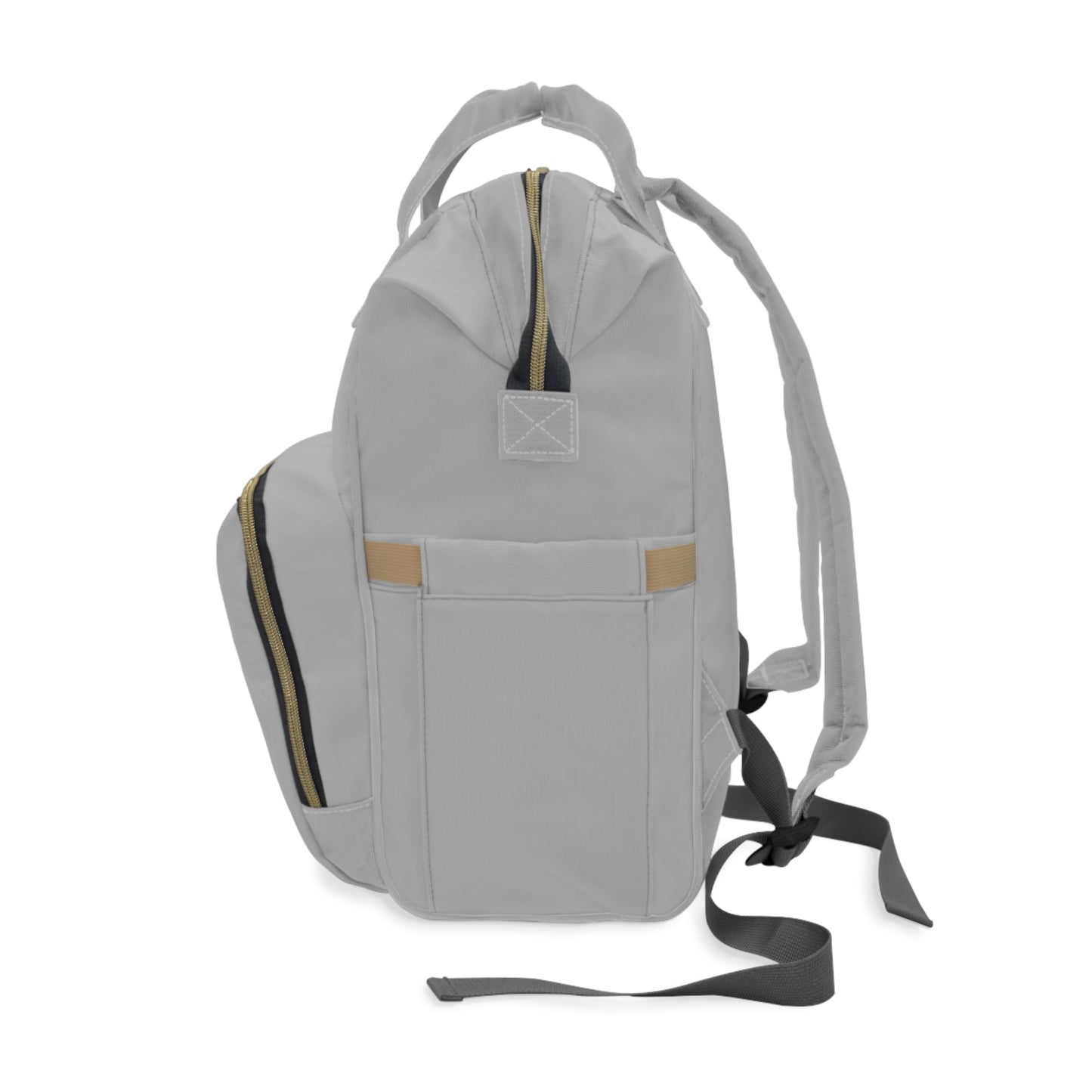 Multifunctional Diaper Backpack Light Grey