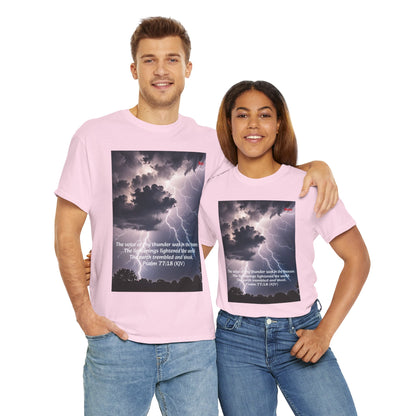 Lightning Style Thunder Unisex Heavy Cotton Tee