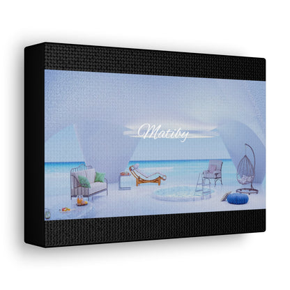 Matiby Black Canvas Gallery Wraps