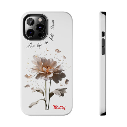 Matiby Amy's Special Flower Bloom White Tough Phone Cases