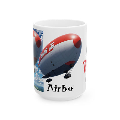 Matiby Airbo Ceramic Mug, (11oz, 15oz)