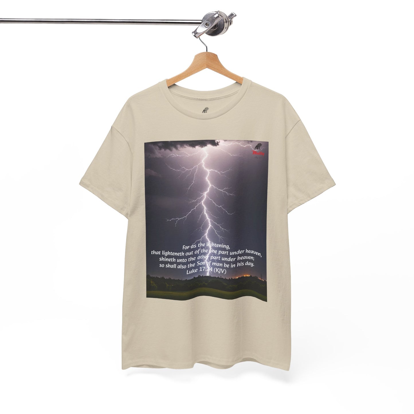 Lightning Style Son of man Unisex Heavy Cotton Tee