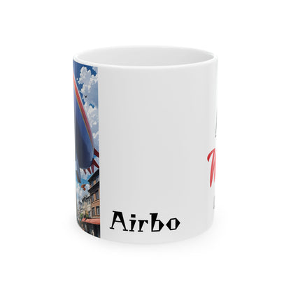 Matiby Airbo Ceramic Mug, (11oz, 15oz)