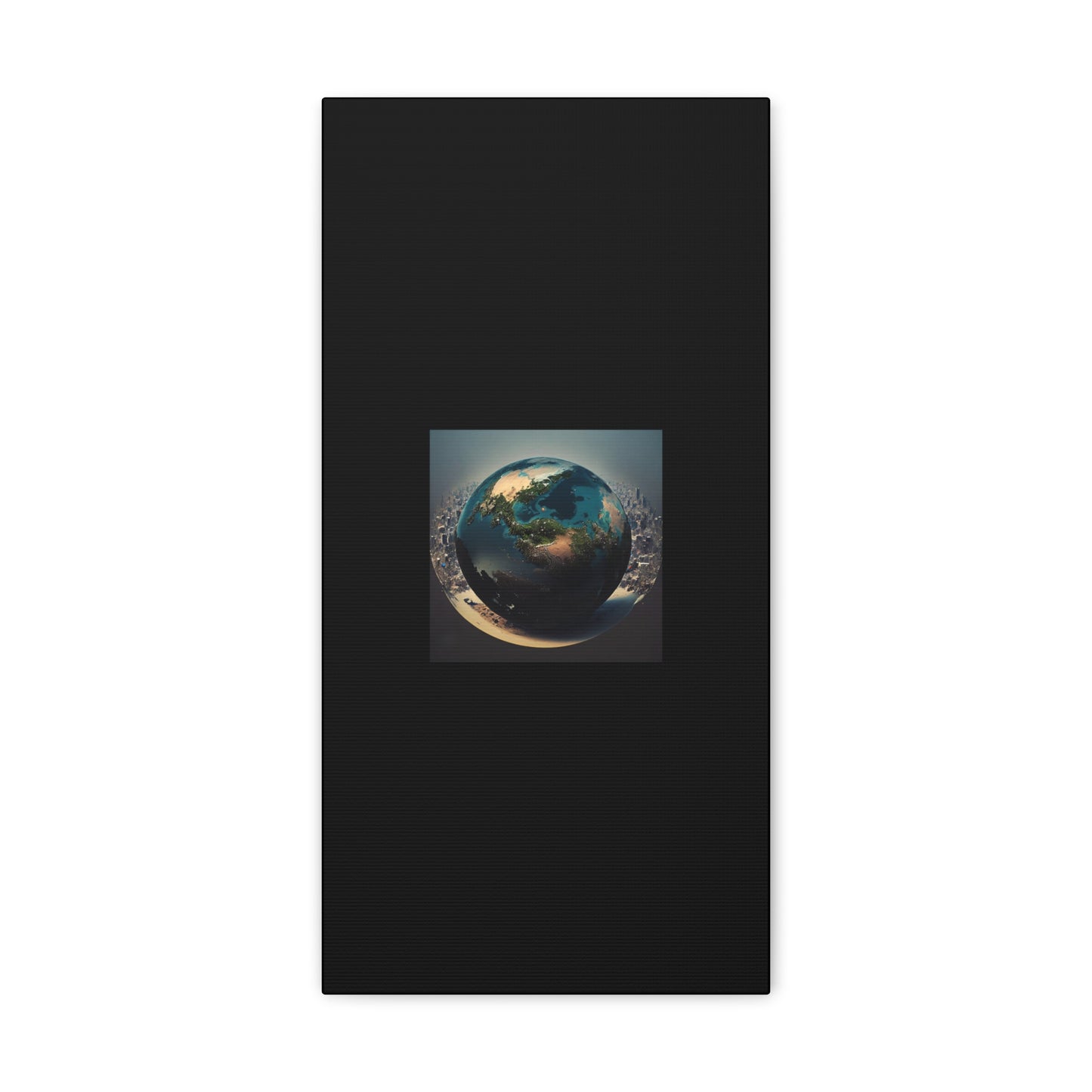 Matiby Worlds Black Canvas Gallery Wraps