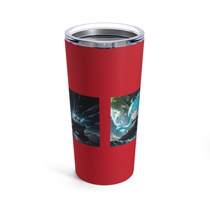 The Rising Tumbler 20oz, Dark Red