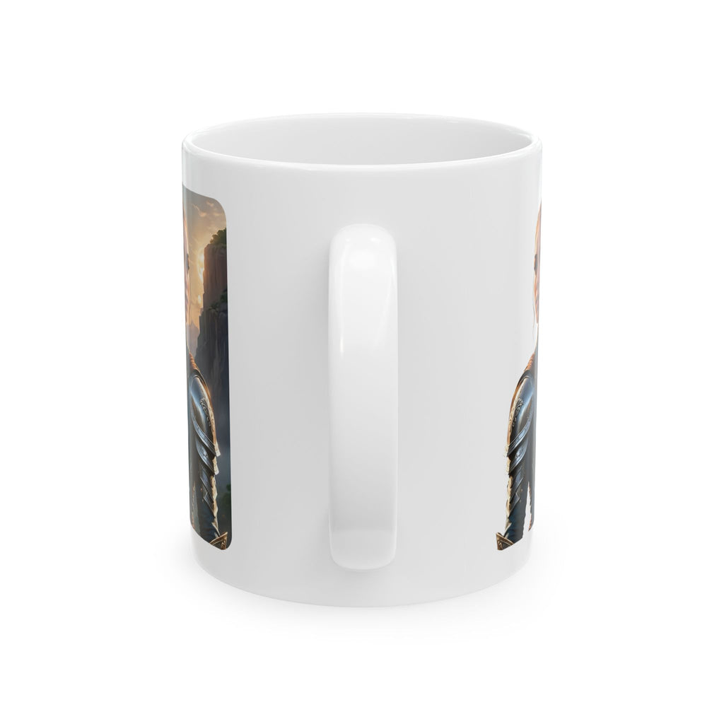 Gentle Woman of Valor #11 White Ceramic Mug - Fearfully & Wonderfully Made Tribute Cup (11oz/15oz)