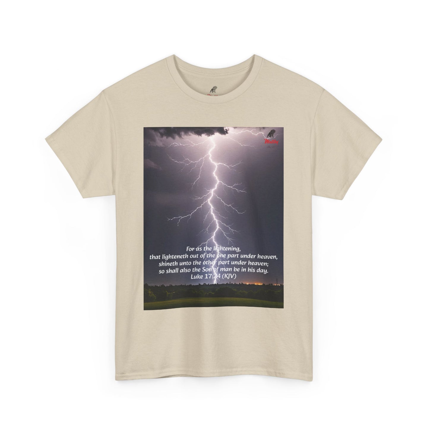 Lightning Style Son of man Unisex Heavy Cotton Tee