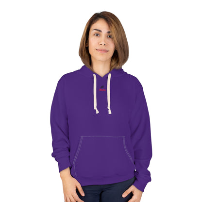 Purple Unisex Pullover Hoodie (AOP)