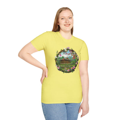 Floral Landscape Unisex Softstyle T-Shirt