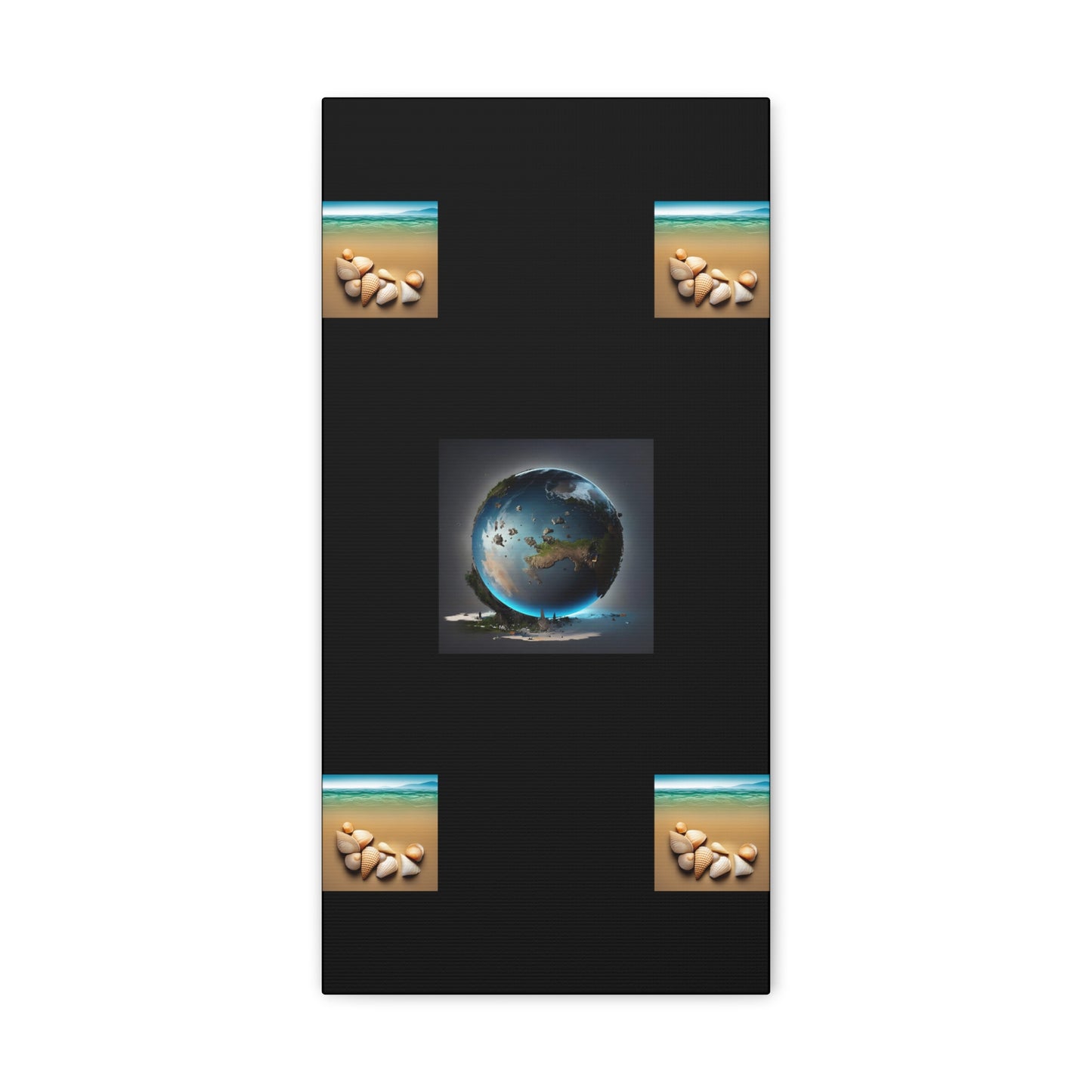 Matiby Worlds Black Canvas Gallery Wraps