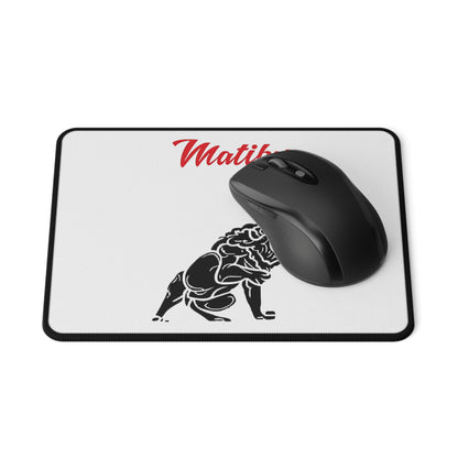 Matiby White Non-Slip Mouse Pads