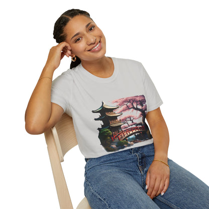 Japanese Landscape Unisex Softstyle T-Shirt