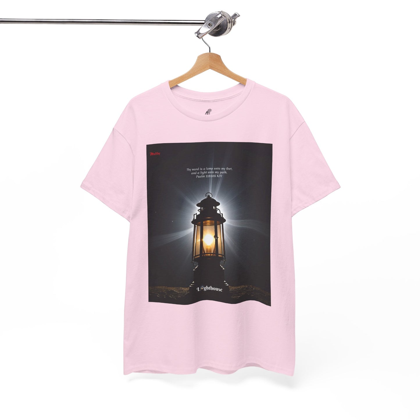 Lighthouse Psalm 119 Unisex Heavy Cotton Tee