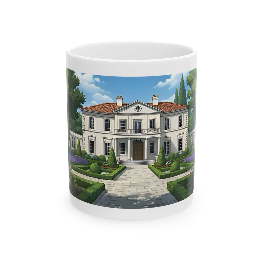 Cozy Architecture & Dreamy Landscapes #38 White Ceramic Mug – Homes Home Sweet Home Cup (11oz/15oz)