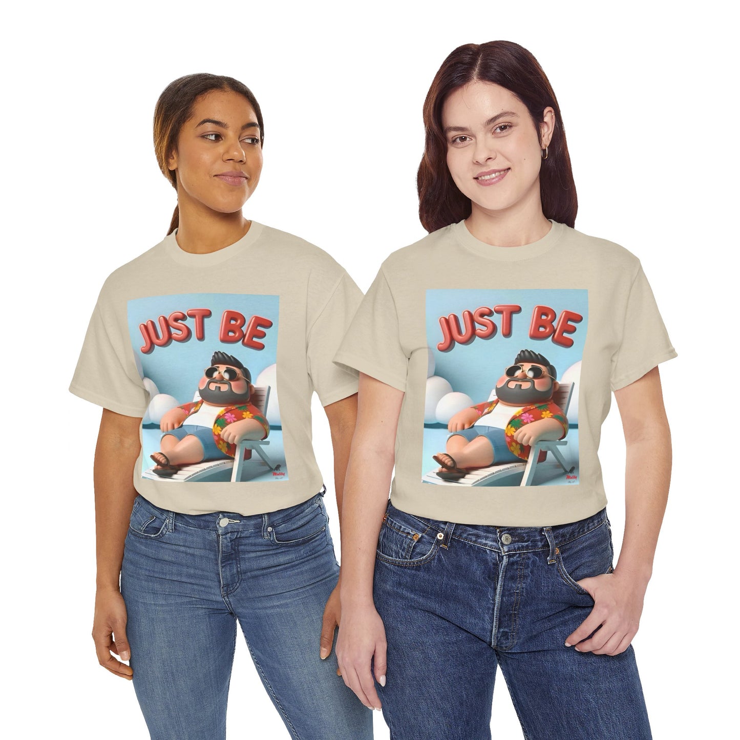 Just Be Unisex Heavy Cotton Tee