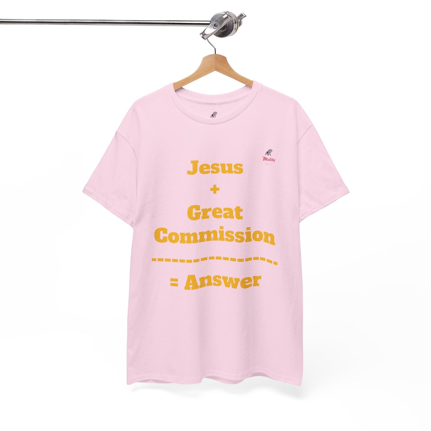 Jesus+Great Commission Unisex Heavy Cotton Tee