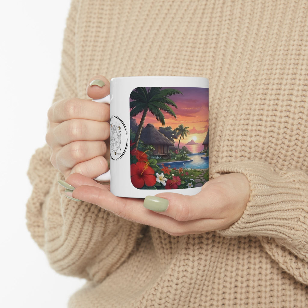 Cozy Architecture & Dreamy Landscapes #30 White Ceramic Mug – Homes Home Sweet Home Cup (11oz/15oz)