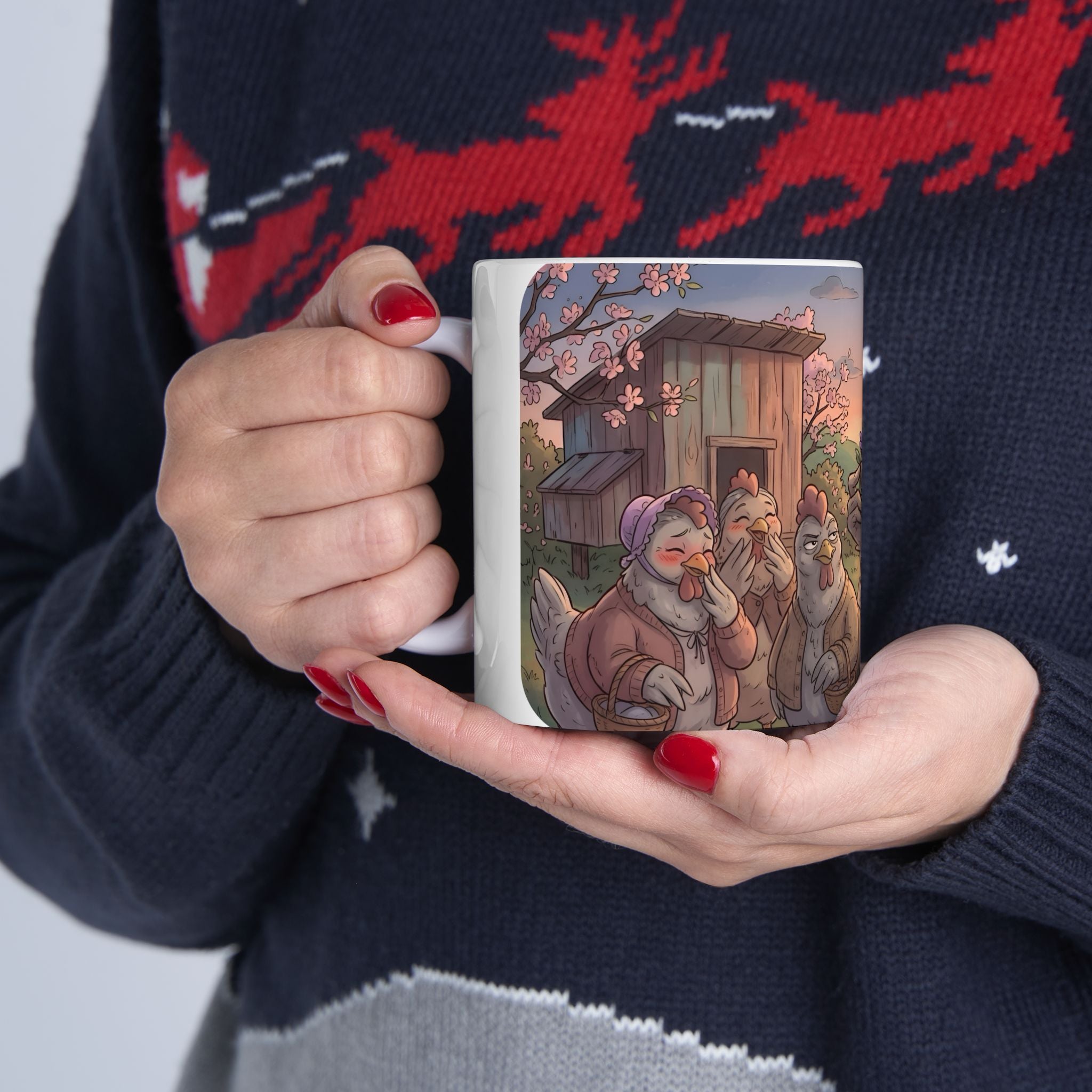 Spring Rooster White Ceramic Mug – "I Still Got It" Farmhouse Chicken Art (11oz/15oz)