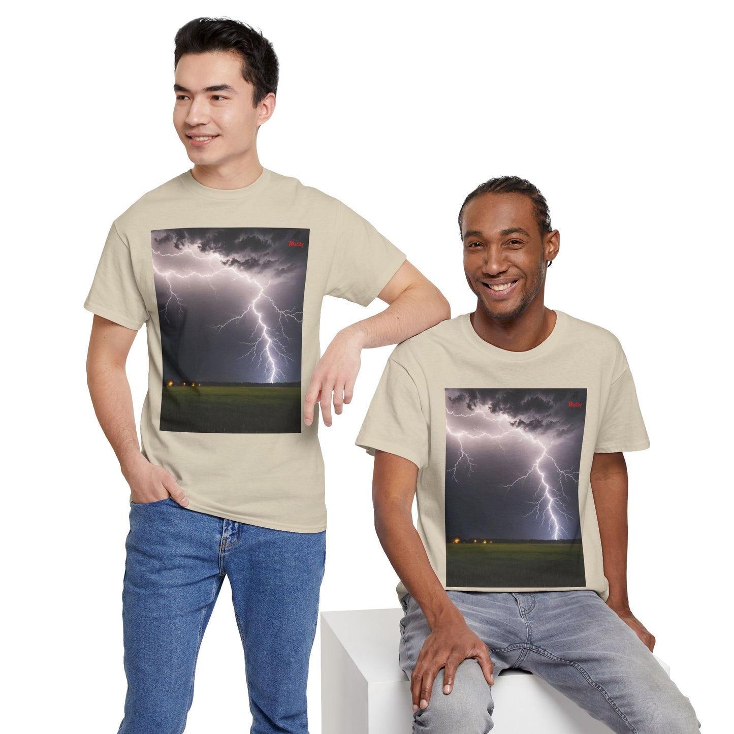 Lightning Style Unisex Heavy Cotton Tee