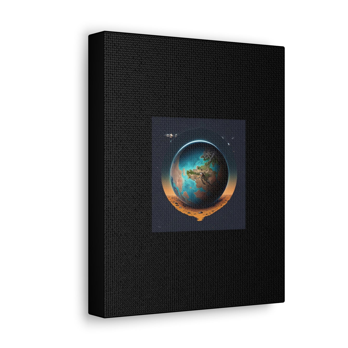 Matiby Worlds Black Canvas Gallery Wraps