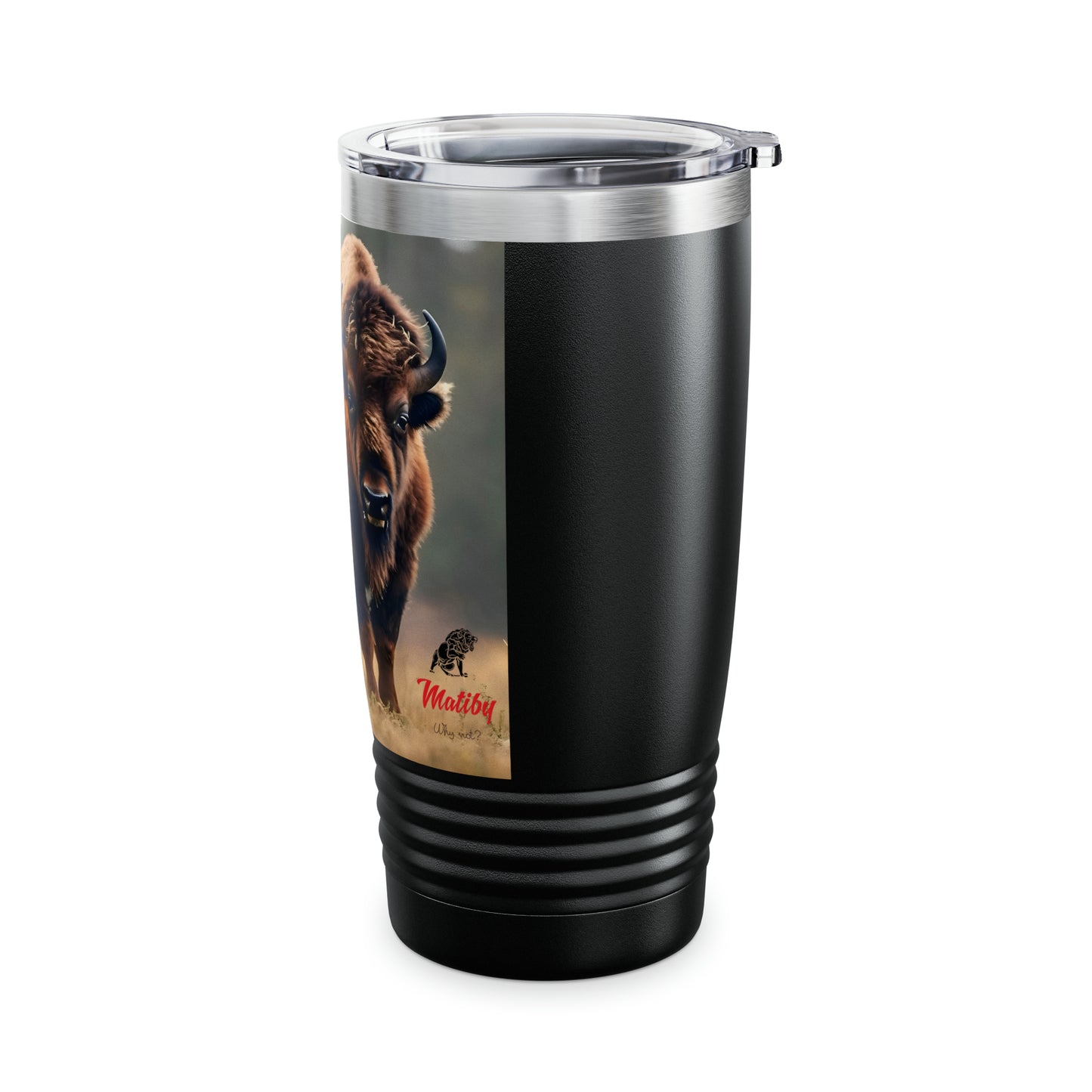 Artzy Bison Ringneck Tumbler, 20oz