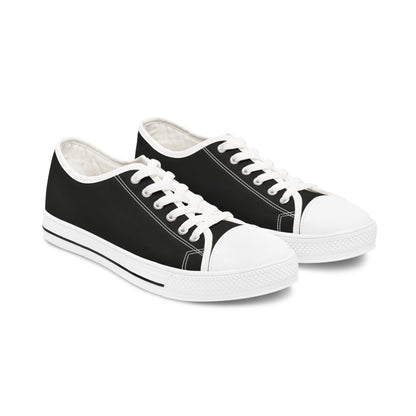 Women's Black Low Top Sneakers