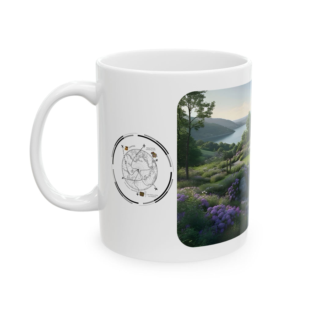 Cozy Architecture & Dreamy Landscapes #14 White Ceramic Mug – Homes Home Sweet Home Cup (11oz/15oz)