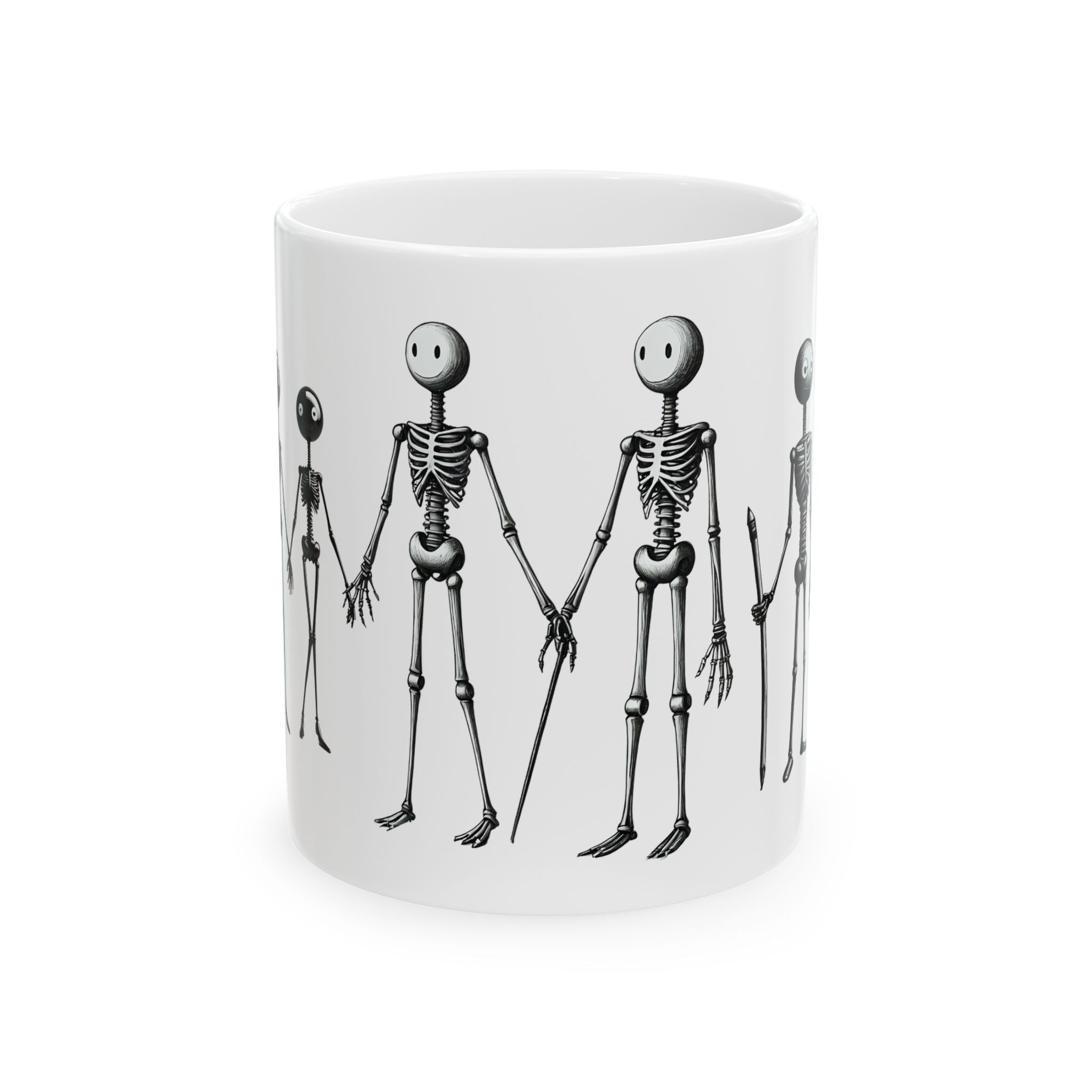 The Stick-To-It Species #13 White Ceramic Mug – Anatomy of Optimism Cup 11oz/15oz