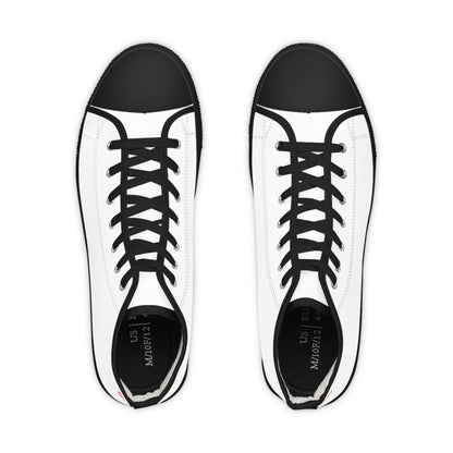 Men's White High Top Sneakers