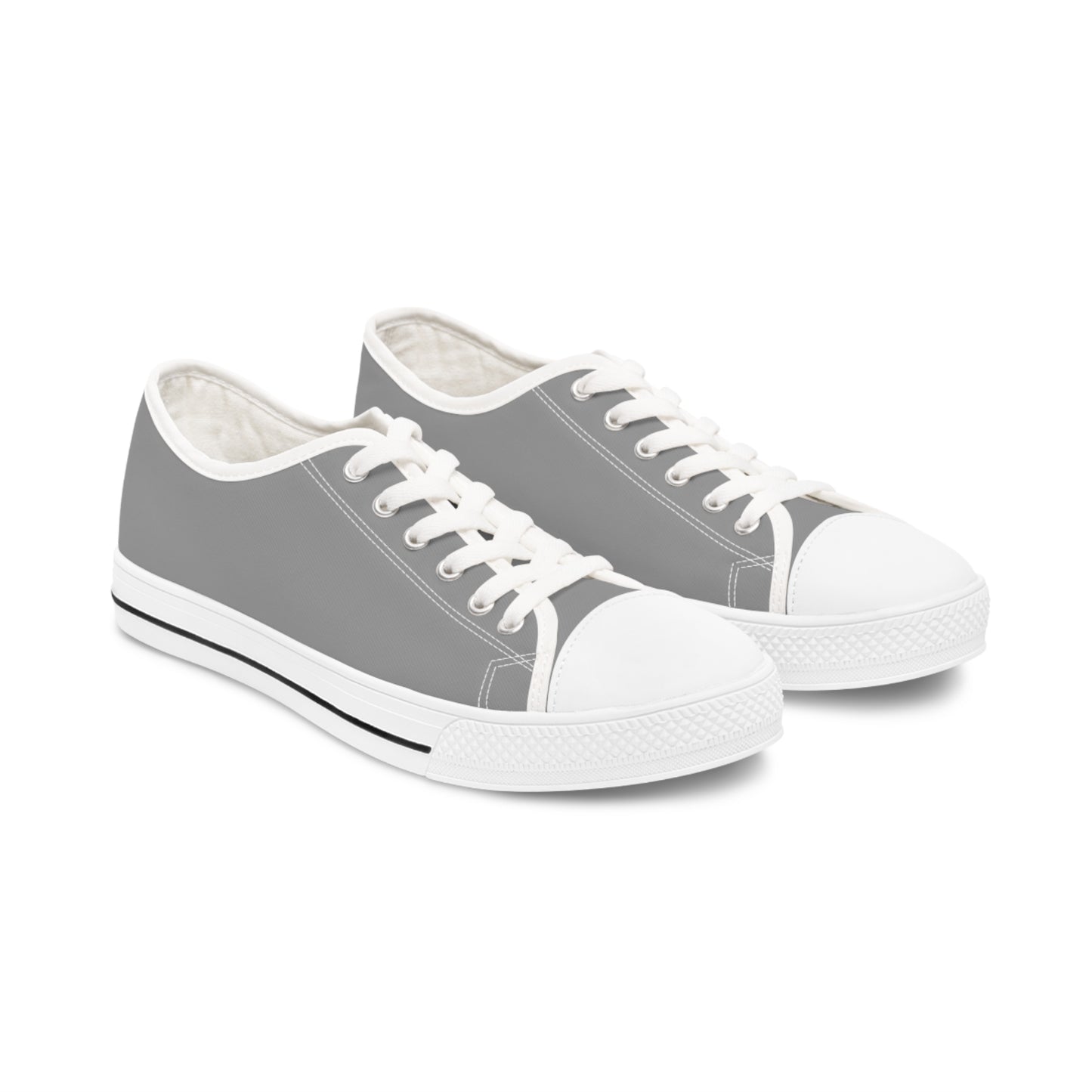 Women's Grey Low Top Sneakers