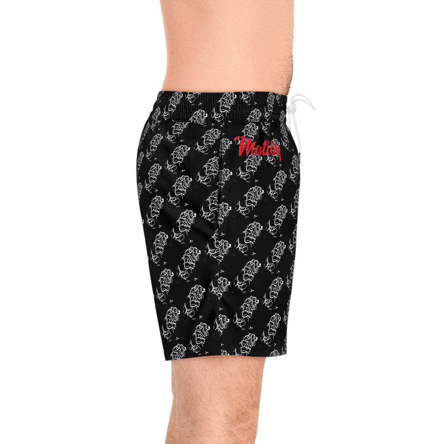 Men's Mid-Length Swim Shorts (AOP)