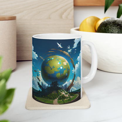 Matiby Worlds Ceramic Mug, 11oz