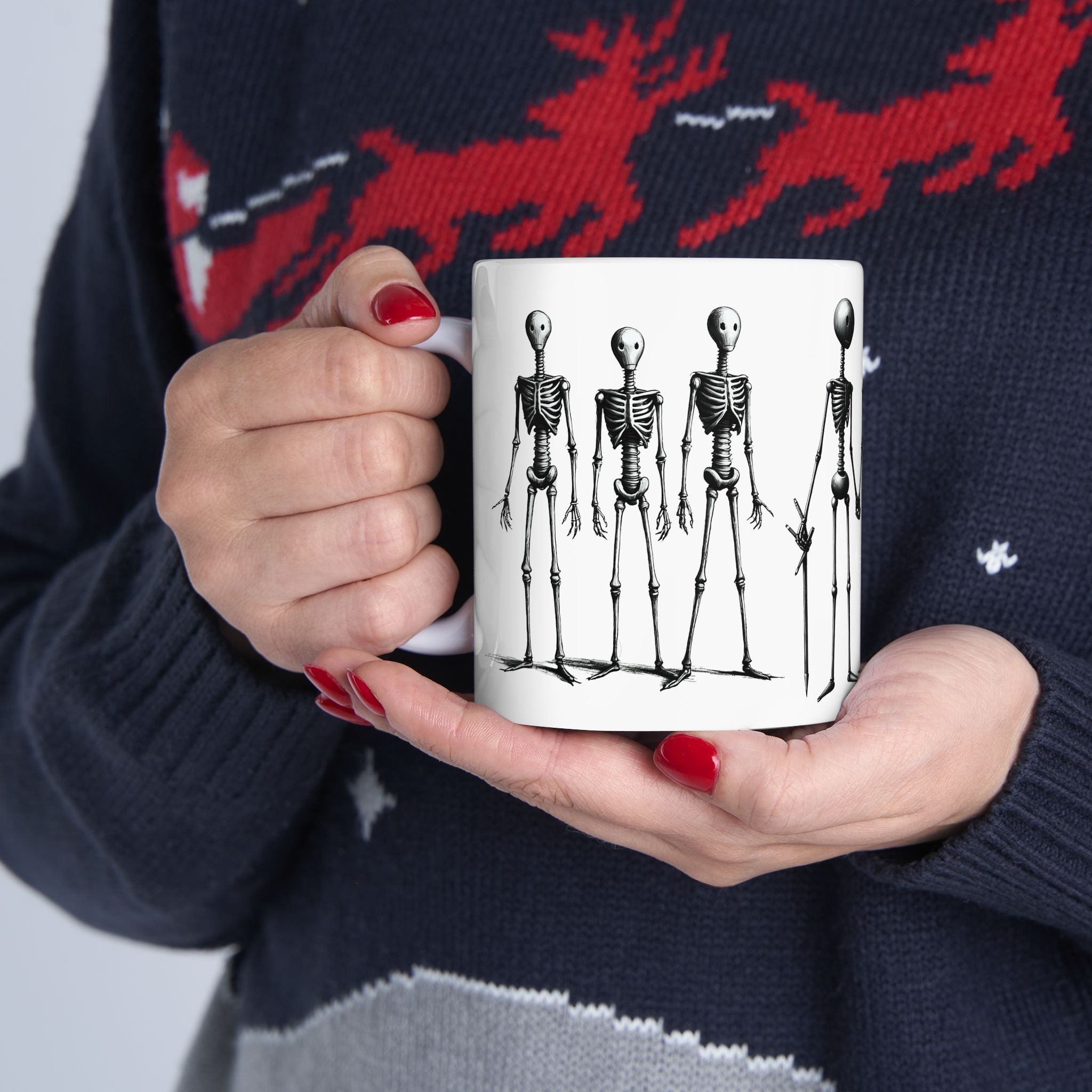 The Stick-To-It Species #12 White Ceramic Mug – Anatomy of Optimism Cup 11oz/15oz