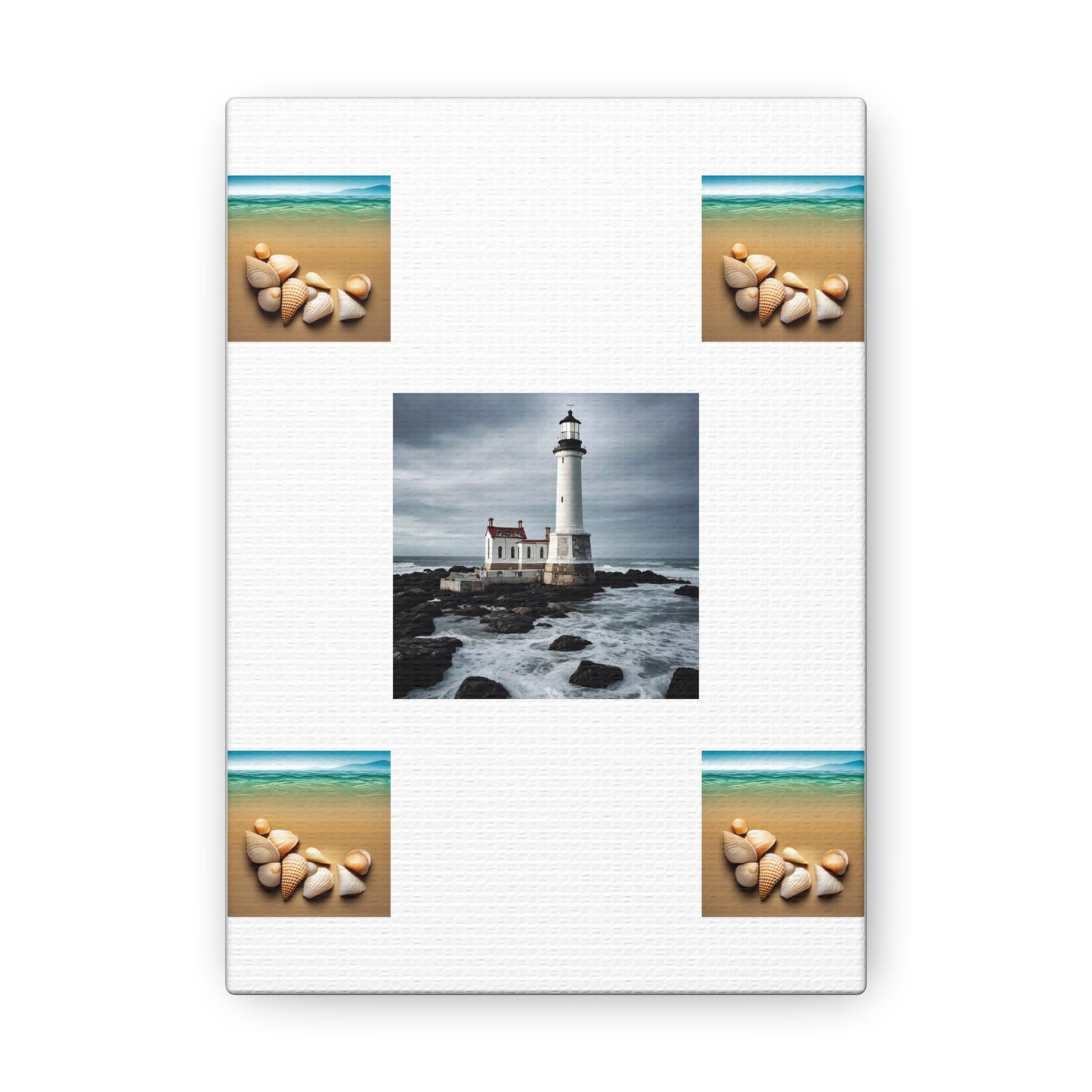 Lighthouse White Canvas Gallery Wraps