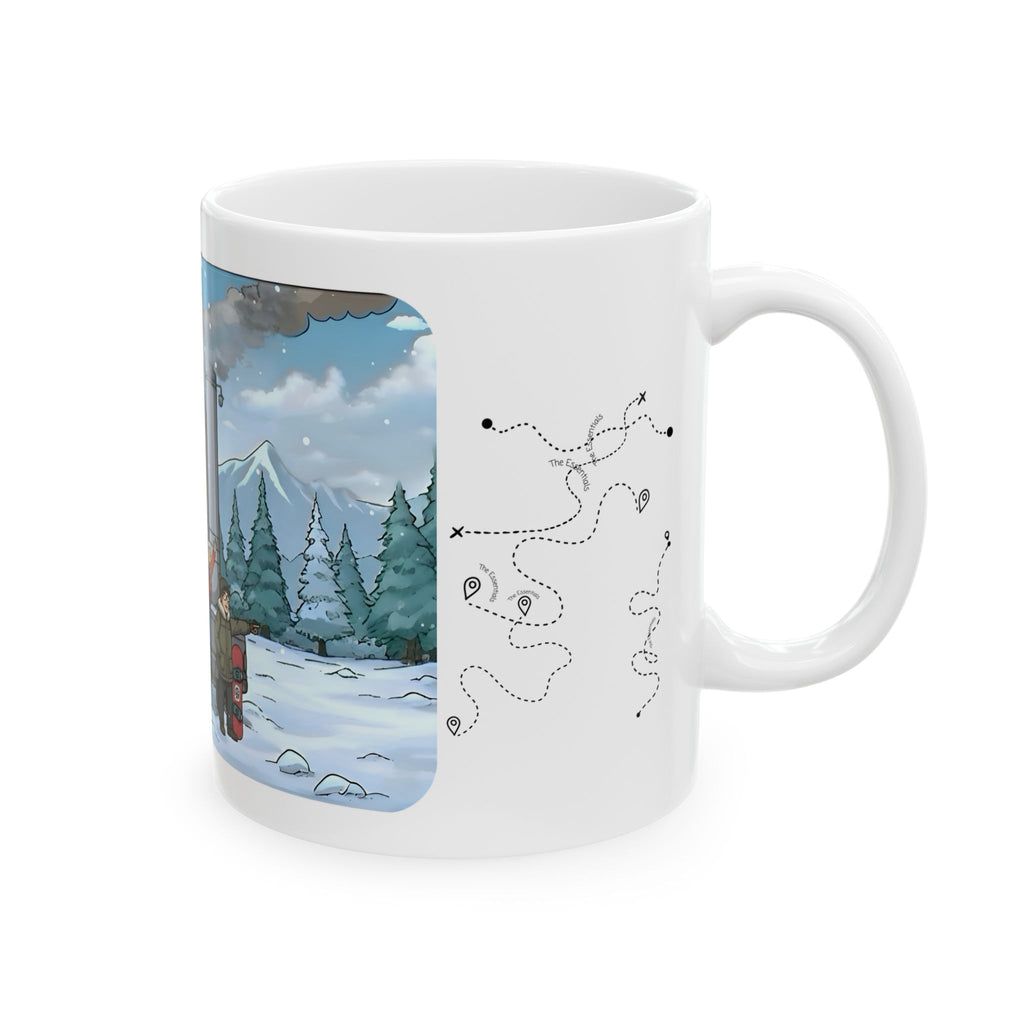 Sunshine State Pickup Trucks #14, Hauling Family Trailer White Ceramic Mug – Celebrating Companionship, Creativity & Life’s Little Wonders Cup (11oz/15oz)