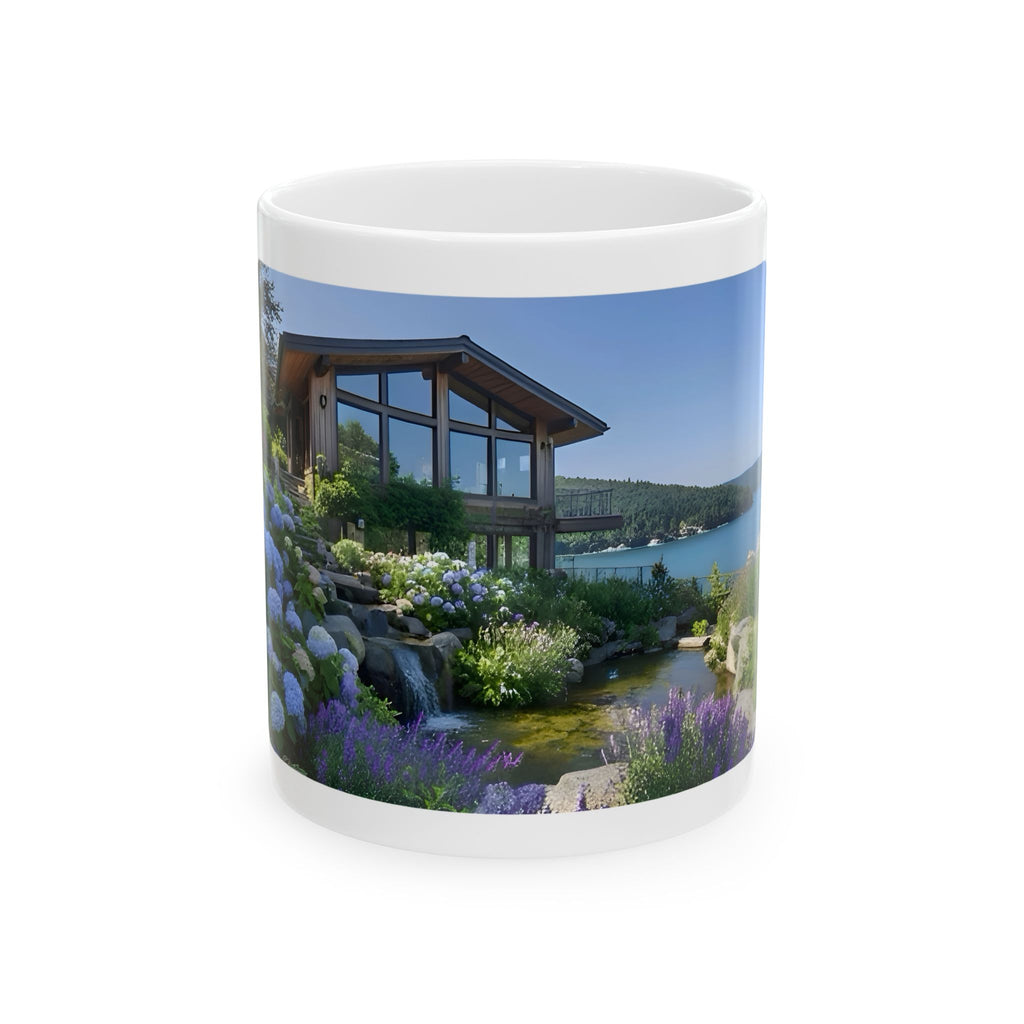 Cozy Architecture & Dreamy Landscapes #8 White Ceramic Mug – Homes Home Sweet Home Cup (11oz/15oz)