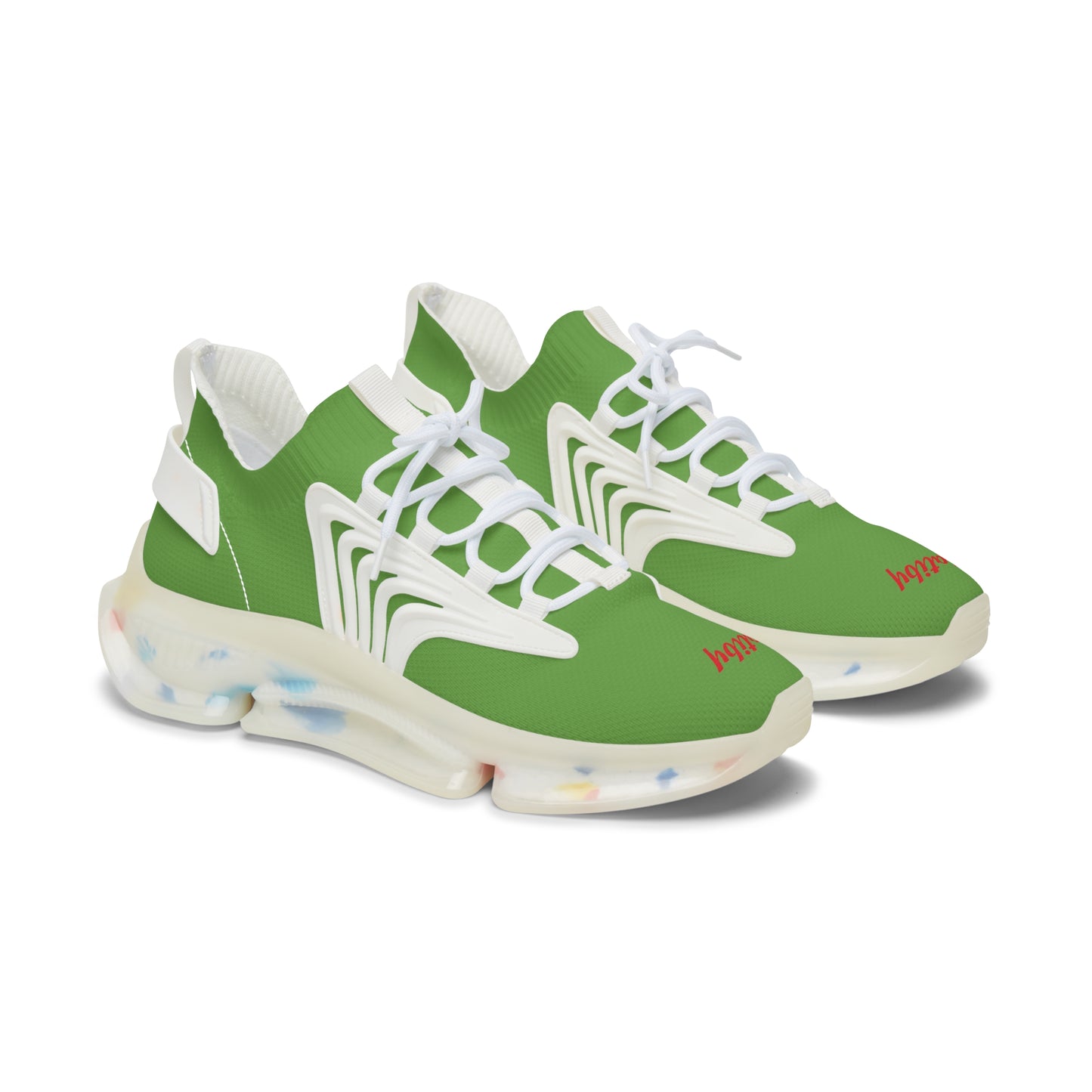 Women's Green Mesh Sneakers