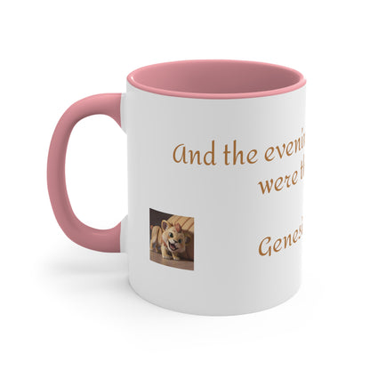 Bible Speaks Gen 1:23 Accent Mug, 11oz