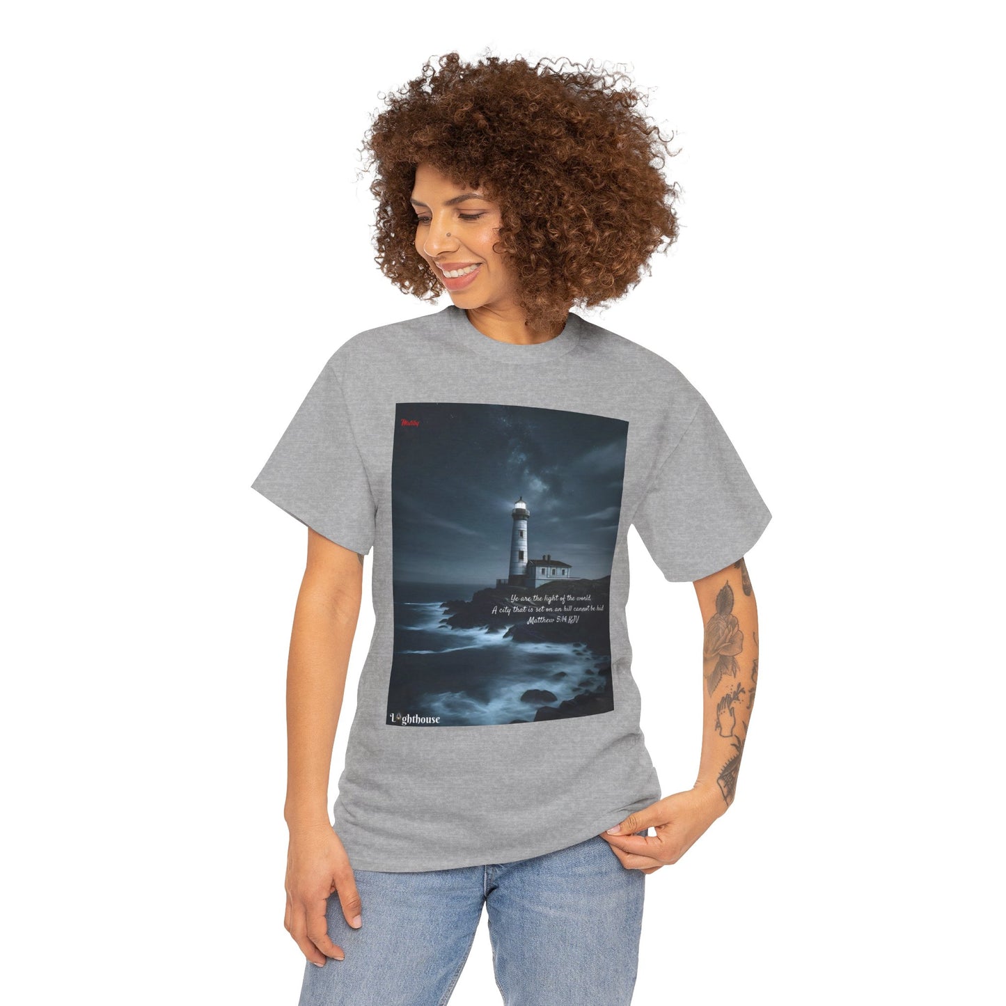 Lighthouse Unisex Heavy Cotton Tee