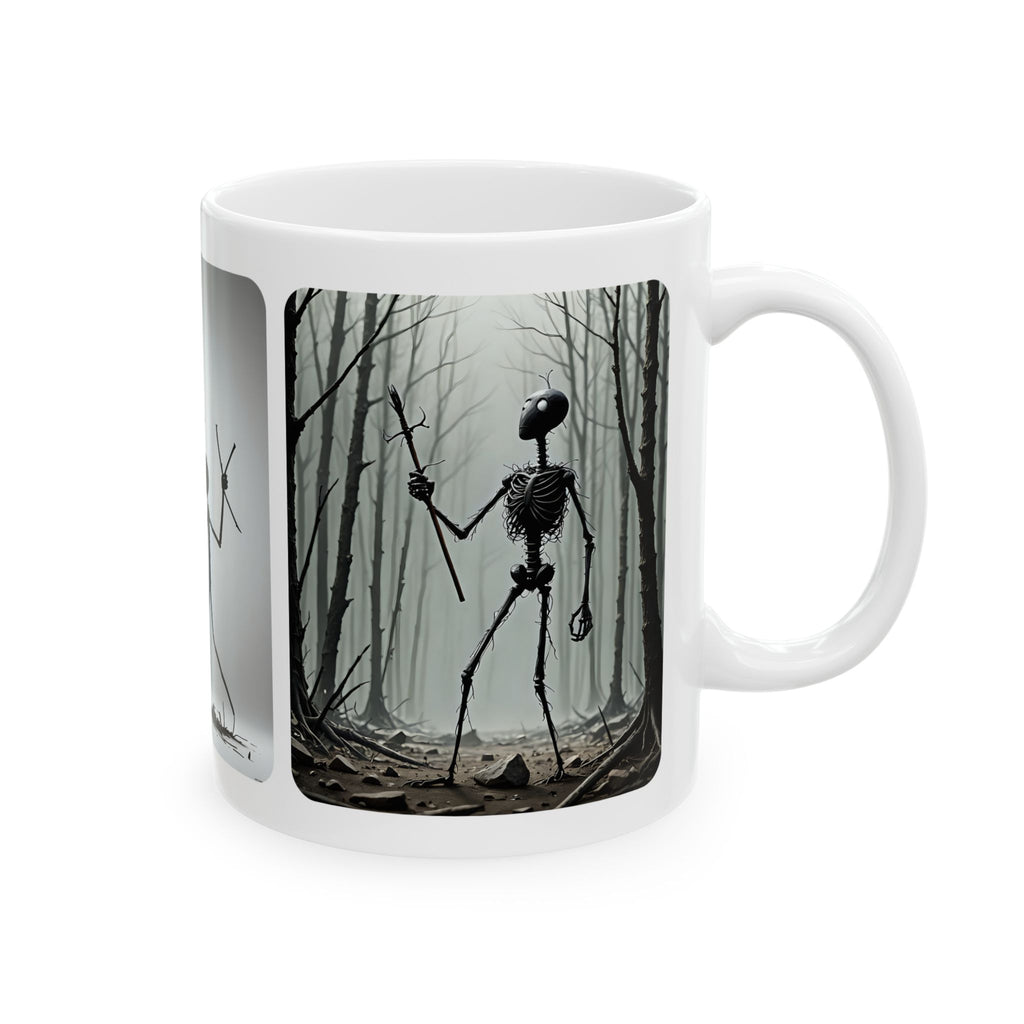 The Stick-To-It Species #9 White Ceramic Mug – Anatomy of Optimism Cup 11oz/15oz